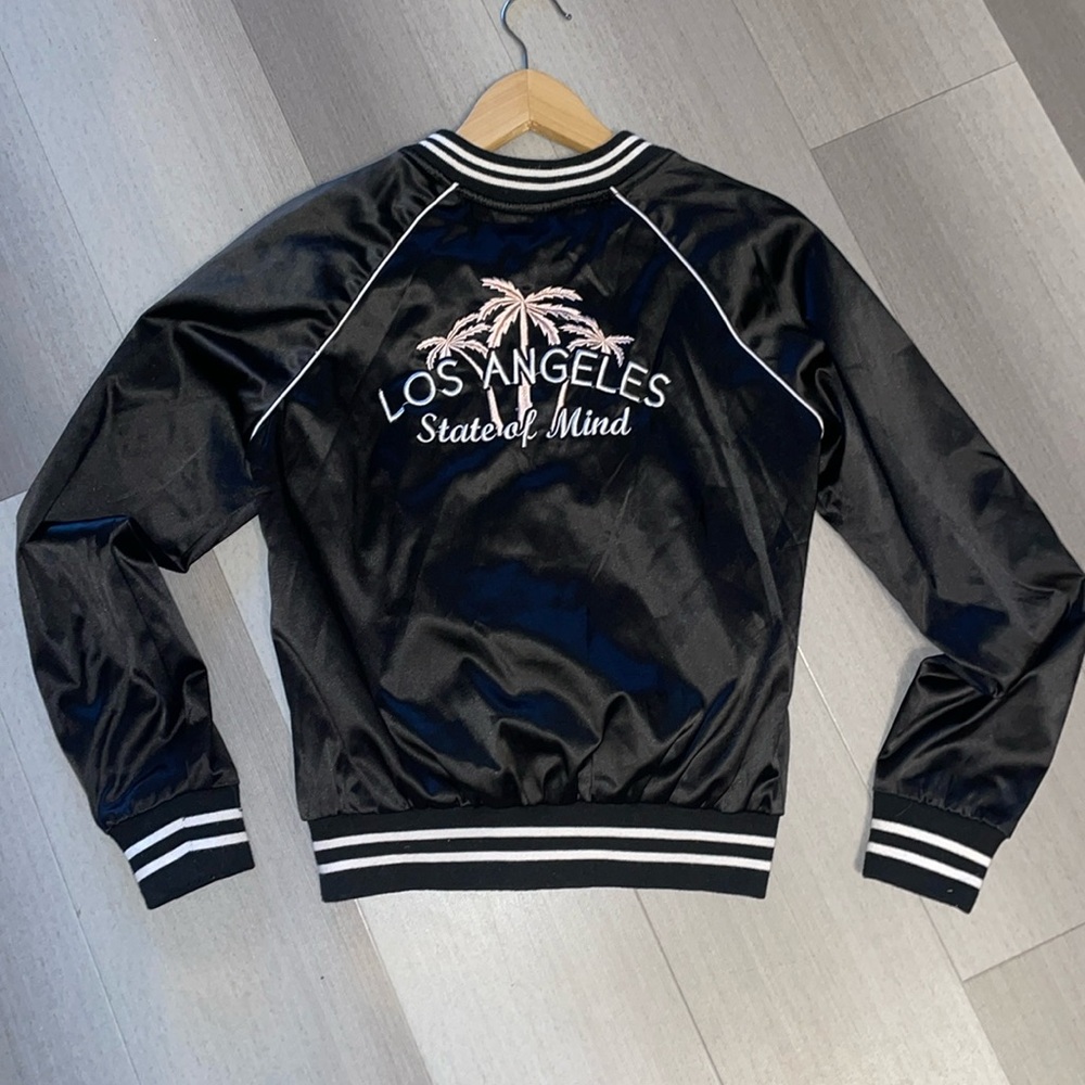 Satin Bomber Jacket